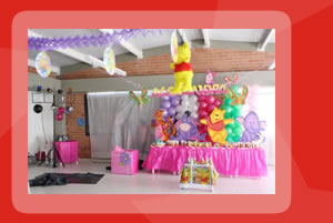 todo incluido para fiestas infantiles. Decoracion, alimentos, juegos y mas.